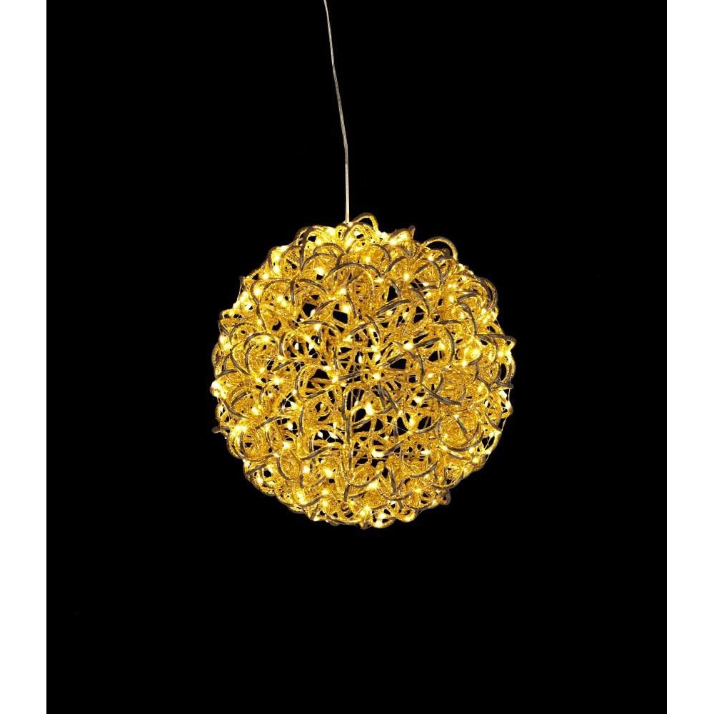 DECOR SFERICA ZOE ORO 400 MICROLED D.30